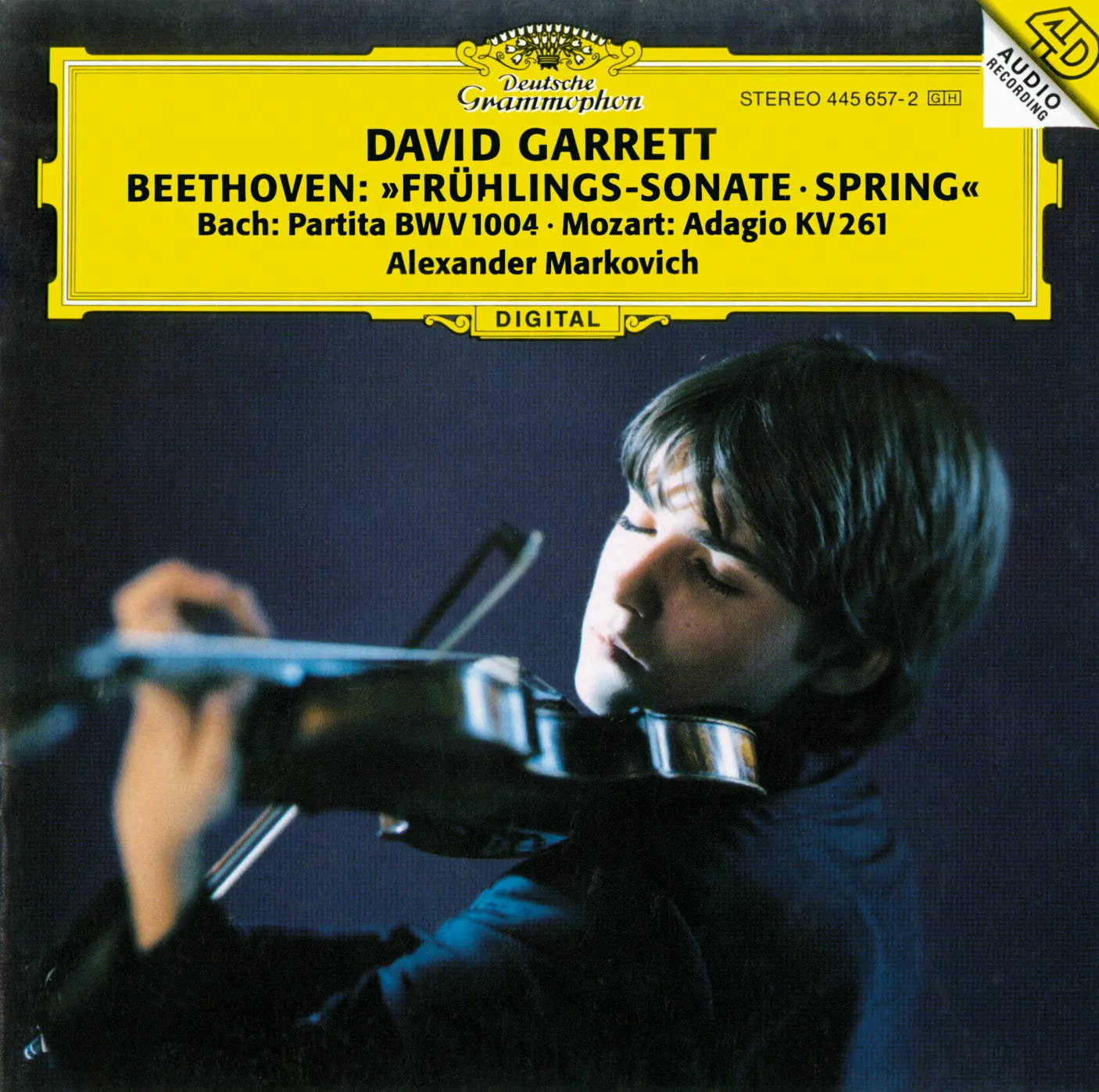David Garrett - Beethoven, Bach, Mozart, E.U. Deutsche Grammophon – 445 657-2 David Garrett - Beethoven, Bach, Mozart, E.U. Deutsche Grammophon – 445 657-2