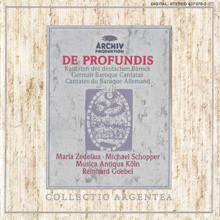 De Profundis: German Baroque Cantatas