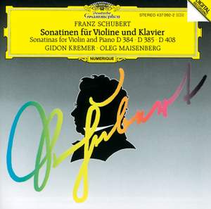 Schubert: Sonatinas for Violin and Piano, Op. Posth. 173