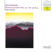 Beethoven: Piano Sonatas Nos. 27, 28, 30 & 31