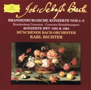 JS Bach: Brandenburg Concertos Nos. 1-3, Concertos BWV1055 & 1064