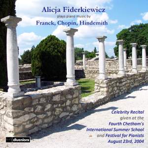 Alicja Fiderkiewicz plays piano music by Chopin, Hindemith & Franck