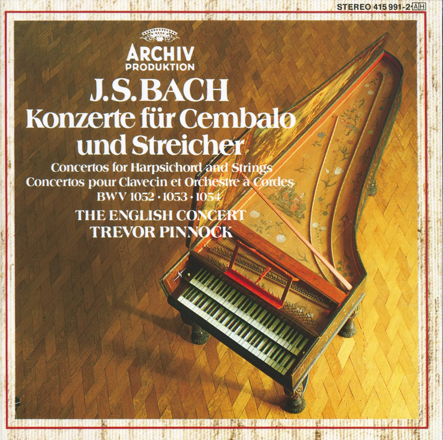 JS Bach: Harpsichord Concertos - DG Archiv: 4159912 - Presto CD or