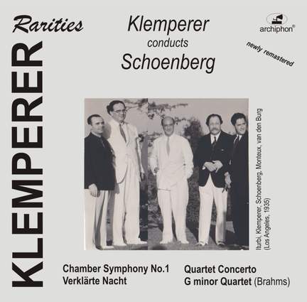 Klemperer Conducts Schoenberg