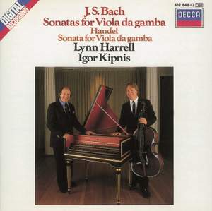 JS Bach & Handel: Viola da gamba Sonatas