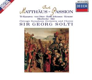 Bach, J S: St Matthew Passion, BWV244