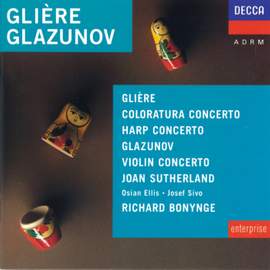 Glière & Glazunov: Concertos