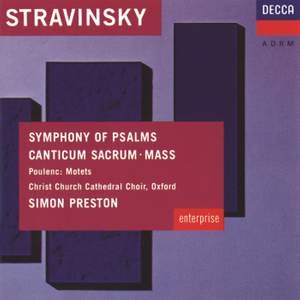 Stravinsky & Poulenc: Choral Music