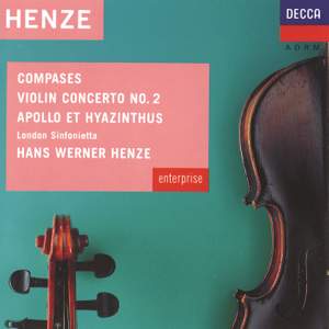 Hans Werner Henze: Compases, Violin Concerto No.2 & Apollo et Hyazinthus