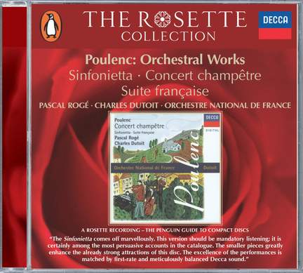 Poulenc: Concert champêtre, Suite française and other works