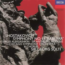 Shostakovich: Symphony No. 13 in B flat minor, Op. 113 'Babi Yar'
