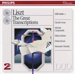 Liszt: The Great Transcriptions Product Image