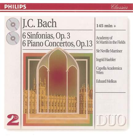 JC Bach: 6 Sinfonias & 6 Piano Concertos - Philips: 4560642 - 2