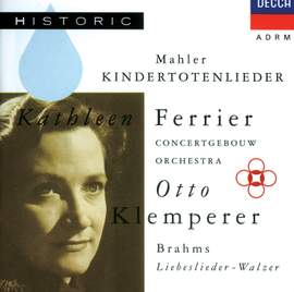 Mahler: Kindertotenlieder & Brahms: Liebeslieder-Walzer