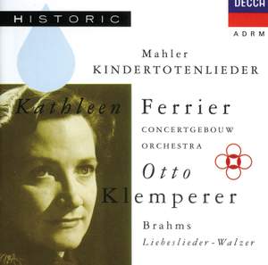 Mahler: Kindertotenlieder & Brahms: Liebeslieder-Walzer