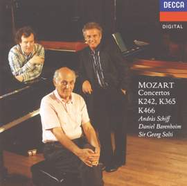Mozart: Piano Concerto No. 20, Concerto for 2 Pianos & Concerto for 3 Pianos