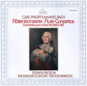 CPE Bach: Flute Concertos Wq 166 & 167