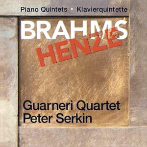 Brahms & Henze: Piano Quintets