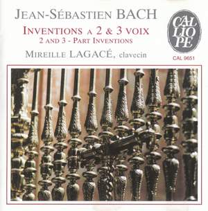 Bach: 2 and 3 Part Inventions