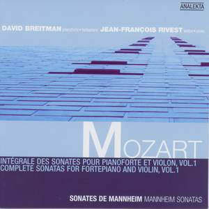 Complete Sonatas For Fortepiano And Violin, Vol. 1: Mannheim Sonatas (Mozart)