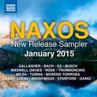 Naxos January 2015 New Release Sampler