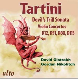 Tartini: The Devil's Trill & Violin Concertos D12, D51, D80, D115