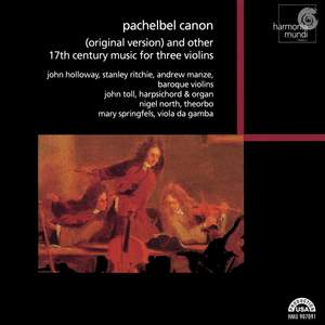Pachelbel Canon (Original Version) and Other 17th Century Music for Three Violins