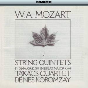 Mozart: String Quintets Nos. 5 & 6