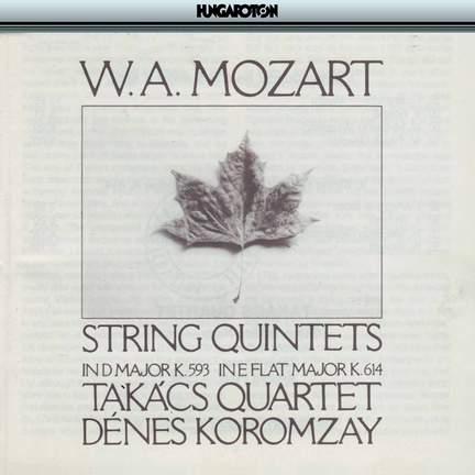 Mozart: String Quintets Nos. 5 & 6