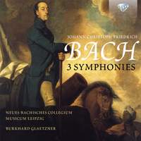 JCF Bach: 3 Symphonies