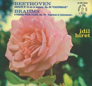 Beethoven: Piano Sonata No. 15 & Brahms: 8 Klavierstücke Product Image