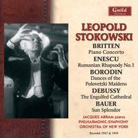Leopold Stokowski conducts music by Britten, Enescu and others
