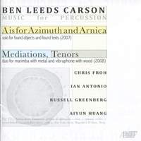 Ben Leeds Carson: Music for Percussion
