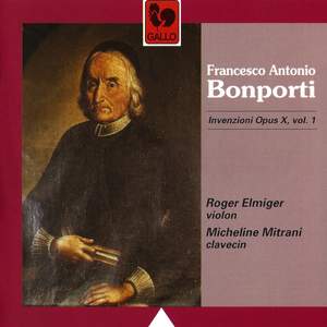 Bonporti: Invenzioni, Op. 10, Vol. 1
