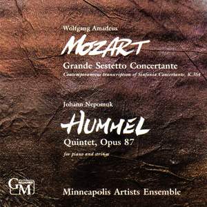 Mozart: Sinfonia Concertante & Hummel: Piano Quintet