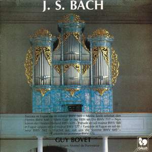JS Bach: Guy Bovet à l'orgue Jürgen Ahrend de l'ancienne église des Jésuites à Porrentruy