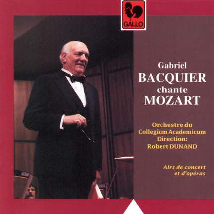Gabriel Bacquier chante Mozart