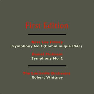 Ross Lee Finney: Symphony No. 1 (Communiqué 1943) - Daniel Pinkham: Symphony No. 2