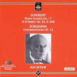 Schubert: Piano Sonata No. 17 - Schumann: Fantasiestücke Op. 12