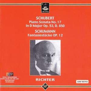 最新最全のをすべて Schubert: Piano Op Fantasiestücke Schumann: - 17 No. Sonata アート・デザイン・音楽