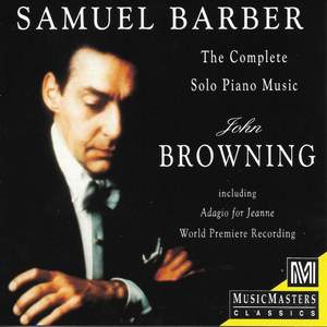 Samuel Barber: The Complete Piano Music