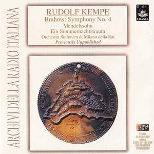 Kempe Conducts Brahms: Symphony No. 4