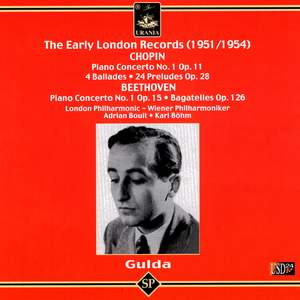 The Early London Records (1951 - 1954): Chopin, Beethoven