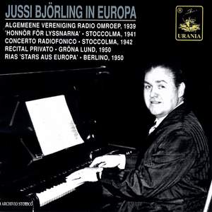 Jussi Björling in Europa