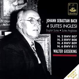 Bach, J S: English Suites Nos. 1-6, BWV806-811