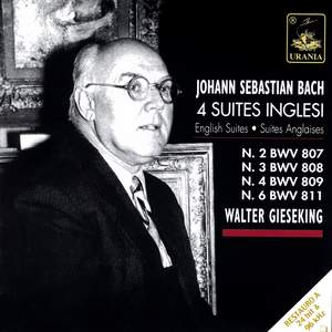 Bach, J S: English Suites Nos. 1-6, BWV806-811