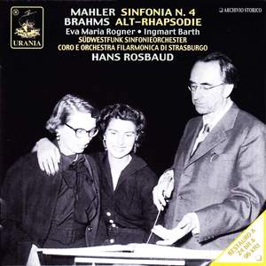 Mahler: Symphony No. 4 & Brahms: Alto Rhapsodie