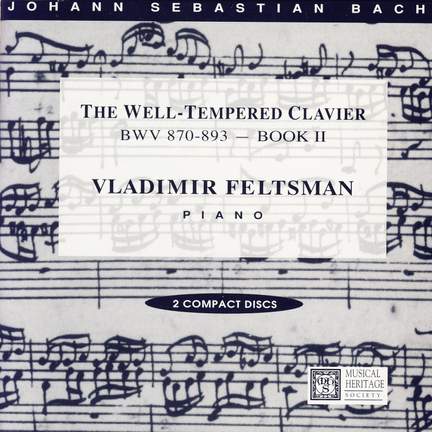 Bach, J S: The Well-Tempered Clavier, Book 2