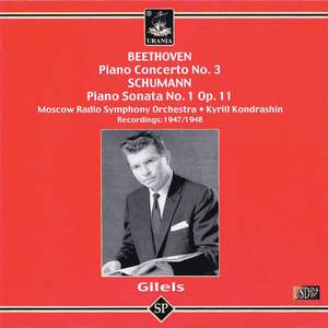 Beethoven: Piano Concerto No. 3 - Schumann: Piano Sonata No. 1