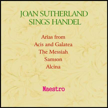 Joan Sutherland sings Handel